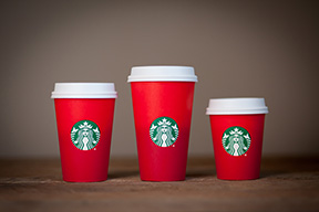 The new design for Starbucks holiday cups