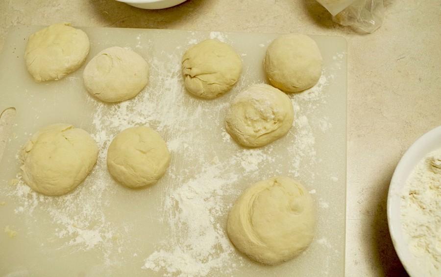 Traditional Chinese pancake dough balls