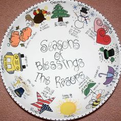 Go to your local pottery shop and make a personalized plate. This way you can create something useful with a meaning message saying "thank you" or "happy holidays." 
