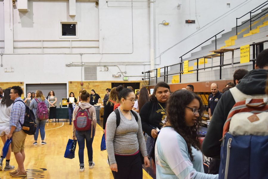 The career fair comes to towards the end of every school year to help students find summer jobs and future employment opportunities.