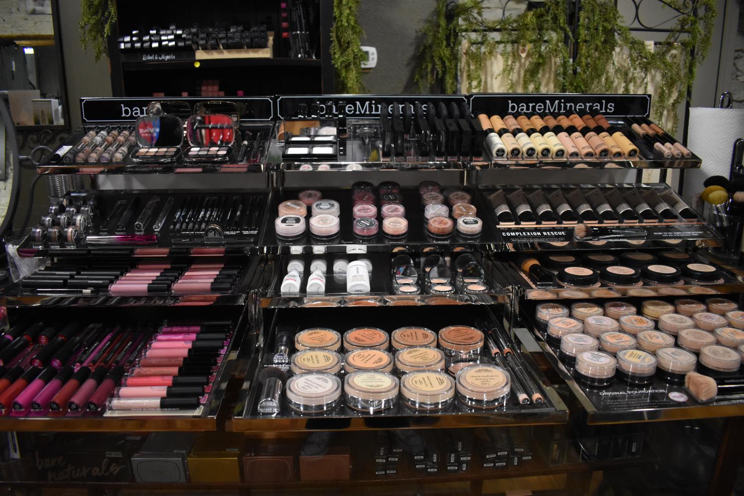 Eccentricity, a store best known for the bike that sits outside of the shop, has a large selection of make up to choose from. 