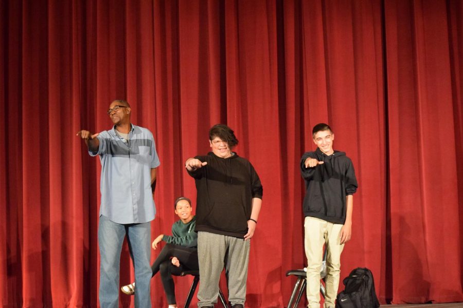Former Basketball Star shares his experiences with students